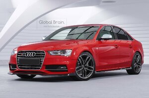 アウディ A4 Sライン/ S4 B8.5 後期 フロント リップ スポイラー/ スプリッタ― バンパー アンダー ディフューザー エプロン スカート 825