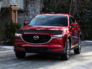 マツダ CX-5 CX5 KF ノーズブラ ボンネット フードブラ/ フロント バンパー エンド マスク スポイラー カバー バグ トリム USDM