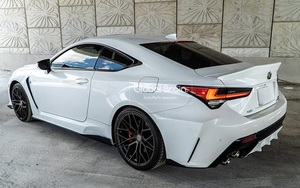 即納 レクサス RC-F RC F 後期 スリーク リア サイド スプリッタ―/ リア スパッツ スポイラー バンパー トリム アンダー ディフューザー