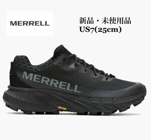 MERRELL メレル AGILITY PEAK 5 アジリティーピーク5 ブラック メンズ スニーカー トレイルランニングシューズ 068045 US7