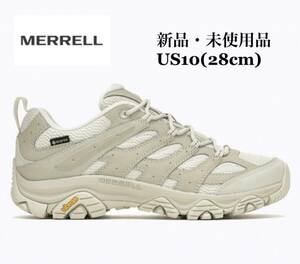 MERRELL メレル MOAB3 モアブ3 GORE-TEX ゴアテックス BIRCH/BIRCH バーチ ホワイト グレー メンズ スニーカー 500437 ノームコア Y2K US10