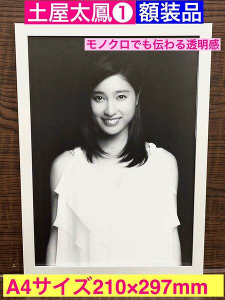 額装品★土屋太鳳①★モノクロでも伝わる透明感!スゴイ!★当時印刷物★A4サイズ★額入り★orange★春待つ僕ら★やんごとなき一族★送込