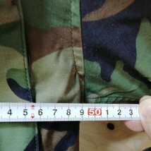 g_t　W980　ウッドランド迷彩　カモフラ　BDU　ミリタリー　フィールドジャケット　パッチ付き　米軍　US ARMY　サバゲー　中古_画像10