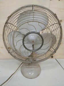 g_t X513 MITSUHISHI electric fan * collection * antique * electrical appliances * electric fan * Showa Retro * Mitsubishi Electric 