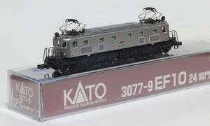 送料安い 前尾灯点灯 ヘッドマーク付き 新品 KATO ホビーセンターカトー 3077-9 EF10-24 関門タイプ 電気機関車