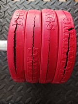 ファイティングロード ラバーダンベルセット20kg(片側10kg) 2.5kg×4枚 1.25kg×4枚 シャフト2本　Ivankoラバープレート 0.5kg×4枚_画像2