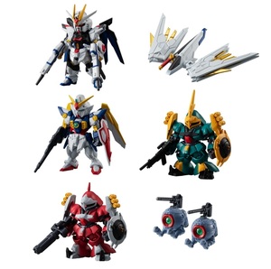 FW GUNDAM CONVERGE no. 25.FW Gundam navy blue bar ji25 all 6 kind new goods unopened 