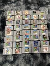 ニンテンドー Nintendo 64 N64 カセット ソフト まとめ 計40枚_画像1