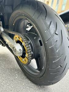 GPZ900R用Ａ７～用GPZ1100流用ワイドリアホイールセット・17X5.0・水冷モデル