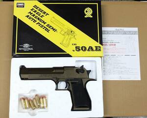 タナカ　Desert Eagle .50AE “Bright Gold Coating” Heavy Weight 中古　未使用