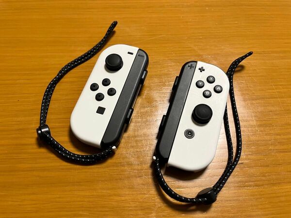 Nintendo Switch ジョイコン左右 Joy-Con ホワイト 動作良好 有機EL付属品