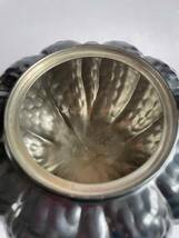 【和美】本物保証 吉栄堂 純銅製 打出 南瓜形 湯沸 在銘 湯沸 共箱_画像7
