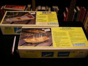  for display wooden kit 2 boat together not yet constructed goods MIDWEST imported goods 