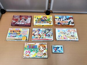 【ジャンク】ゲームボーイアドバンス　GBA　箱付き　ソフト まとめ売り 計8本【1円スタート！】■アイスクライマー■ケーキ屋さん物語■他