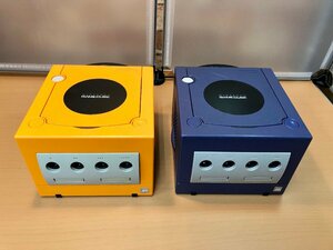 [ Junk ] Nintendo Game Cube GAMECUBE DOL-001 body only set sale 2 pcs [1 jpy start!]