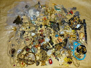  accessory various together approximately 2.3Kg secondhand goods * necklace * tiepin * brooch * ring 