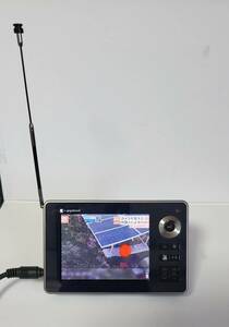 [ Junk exhibition ] Toshiba gigabeat V41 / portable * media * player / 1 SEG tv / dark * navy / full set /