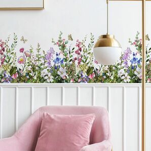 【草花】ウォールステッカー 自然 部屋 壁紙 シール 北欧 花 植物 韓国