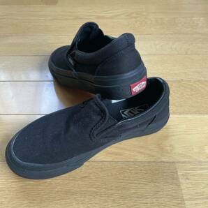 即決　送料込み　vans バンズ　スリッポン 20cm 黒　スニーカー　キッズ　子供　BLACK 