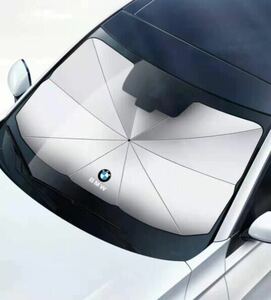 2024昇級版 BMW 高品質 傘型 サンシェード 車用サンシェード 日よけ フロントカバー ガラスカバー 折りたたみ傘様式★125x65cm★