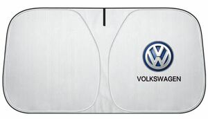 新作 Volkswagen Logo フロントサンシェード vehicle用サンシェード 日よけ フロントCover ガラスCover★折りたたみ式★収納袋included★