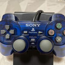 SCPH-10010 SONY DUALSHOCK2 PlayStation2 コントローラー クリア ブルー プレイステーション2_画像4