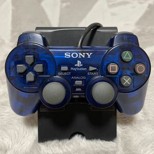 SCPH-10010 SONY DUALSHOCK2 PlayStation2 コントローラー クリア ブルー プレイステーション2