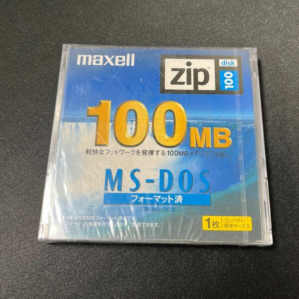 maxell ZIP DISK ZIP-100.DOS 新品