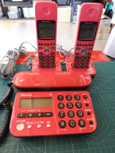 Pioneer TF-SD15W-CP digital cordless telephone machine cordless handset 2 pcs 