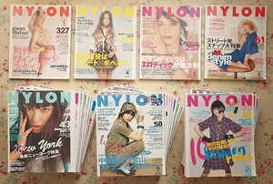 81660/ナイロンジャパン NYLON JAPAN 38冊セット NY生まれのファッションマガジン カエムル デニムスタイル スナップ NYガイド