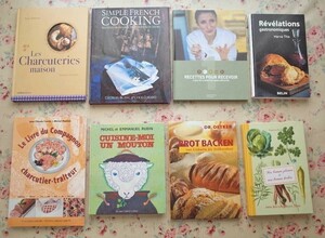 42641/ French food recipe compilation another 8 pcs. set foreign book Herve This car rukyutoli sausage Charcuteries Georges * Blanc Georges Blanc