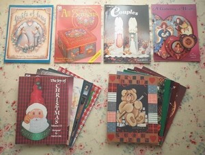 44447/トール・ペインティングの本 16冊セット 洋書ほか Painting ペイント 図案集 フローラル クリスマス アニマル カントリー・デザイン