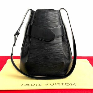 ほぼ未使用 LOUIS VUITTON ルイヴィトン サックデポール PM エピ レザー ワン セミ ショルダーバッグ トートバッグ ノワール 21219