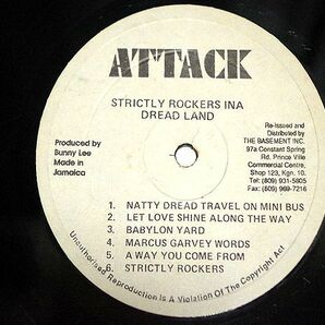 試聴あり♪ 名盤 LP JAH WOOSH / STRICTLY ROCKERS IN A DREAD LANDの画像4