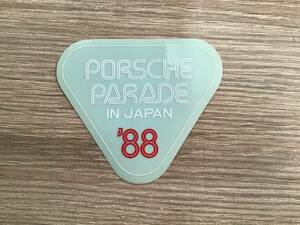 超貴重！PORSCHE PARADE IN JAPAN '88 ステッカー