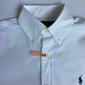  Ralph Lauren * мужской рубашка с коротким рукавом * Broad ткань * белый цвет * размер US XS (S)