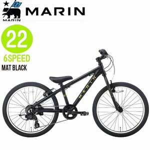 MARIN BIKES 「マリン バイクス」 DONKY Jr22 「ドンキー ジュニア 22」 22インチ 子供 自転車 MAT BLACK