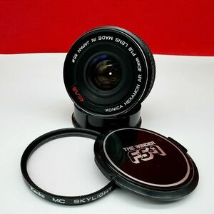 ▲ KONICA HEXANON AR 40mm 1:1.8 単焦点 パンケーキレンズ カメラレンズ コニカ