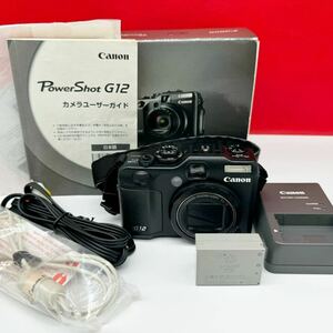 ▲ Canon Power Shot G12 PC1564 コンパクトデジタルカメラ 動作確認済 現状品 キャノン