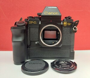 ■防湿庫保管品 美品 Canon F-1 1984 Los Angels オリンピックモデル 一眼レフフィルムカメラ 動作確認済 付属品 WINDER FN キャノン
