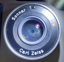 ■ CONTAX T2 コンパクトフィルムカメラ Carl Zeiss Sonnar 2.8/38 T* 動作確認済 シャッター、フラッシュOK ケース付 コンタックス_画像9