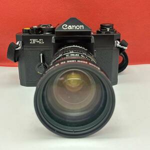 * Canon F-1 film camera single‐lens reflex camera body FD 35-105mm F3.5 lens shutter, light meter OK Canon 