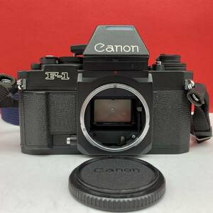 □ Canon New F-1 フィルムカメラ 一眼レフカメラ ボディ 動作確認済 シャッター、露出計OK キャノン