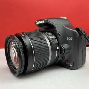 □ Canon EOS Kiss X2 デジタル一眼レフカメラ ボディ ZOOM LENS EF-S 18-55mm F3.5-5.6 IS レンズ シャッター、フラッシュOK キャノンの画像4