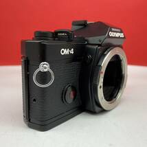 □ OLYMPUS OM-4 ボディ フィルムカメラ 一眼レフカメラ 動作確認済 シャッター、露出計OK オリンパス_画像2