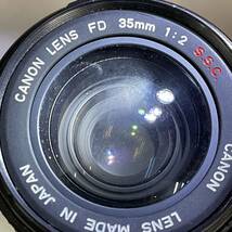 □ Canon LENS FD 35mm F2 S.S.C. 単焦点 広角レンズ カメラレンズ キャノン_画像7