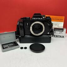 □ 防湿庫保管品 使用数回 PENTAX ILX 一眼レフカメラ フィルムカメラ ボディ シャッター、露出計OK WINDER 付属品 現状品 ペンタックス_画像1