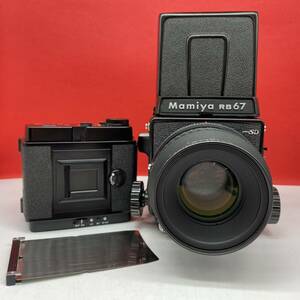 * Mamiya RB67 PROFESSIONAL SD medium size film camera body K/L F3.5 127mm L lens film back operation verification settled Mamiya 