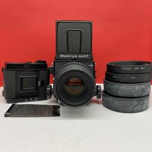 * Mamiya RB67 PROFESSIONAL SD medium size film camera body K/L F3.5 127mm L lens film back operation verification settled lens hood Mamiya 