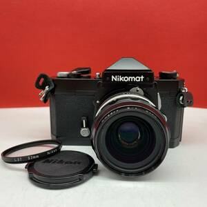 □ Nikon Nikomat FT N ボディ NIKKOR-O.C Auto 35mm F2 レンズ 一眼レフカメラ フィルムカメラ 動作確認済 シャッターOK 現状品 ニコン